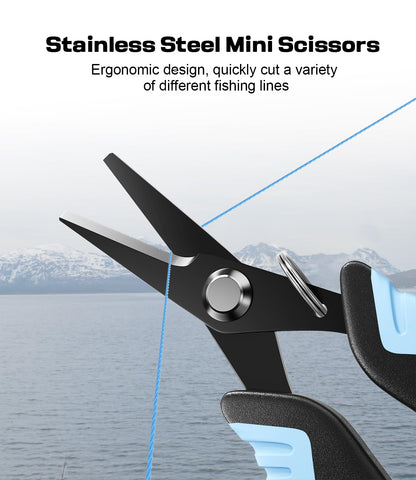 Drift Fishing Shop Sidomma Pro Fishing Gear Kit – Tools, Pliers, Knife, Gripper & More for Men (Saltwater, Fly & Ice Fishing)