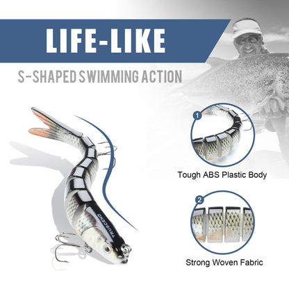 Drift Fishing Shop TRUSCEND Easy Catch Swimmax – Magic Noisy Swimbait with Vibrating Actions for More Bites